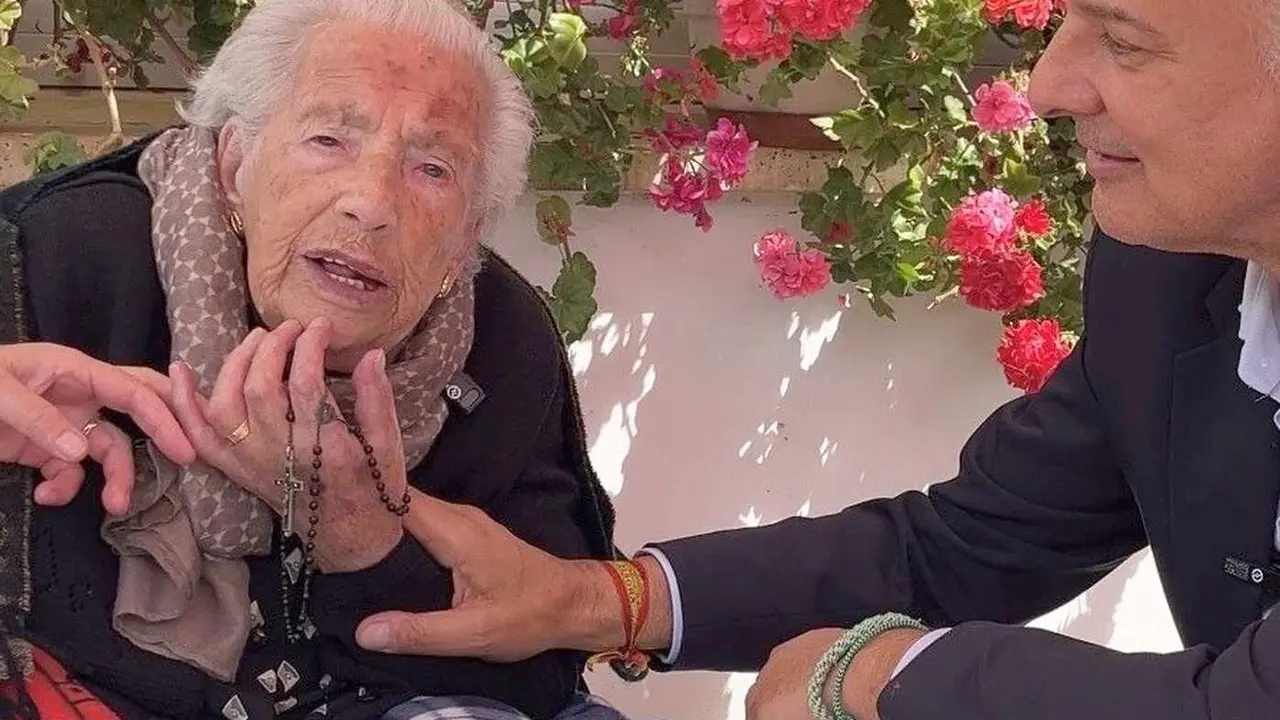 Teresa Fernández Casado, con 112 años.
