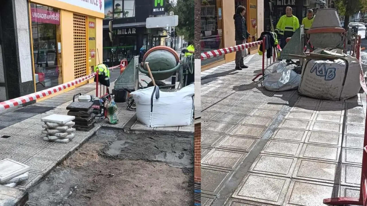 Imagen de las mejoras realizadas en la Avenida Pérez Colino.