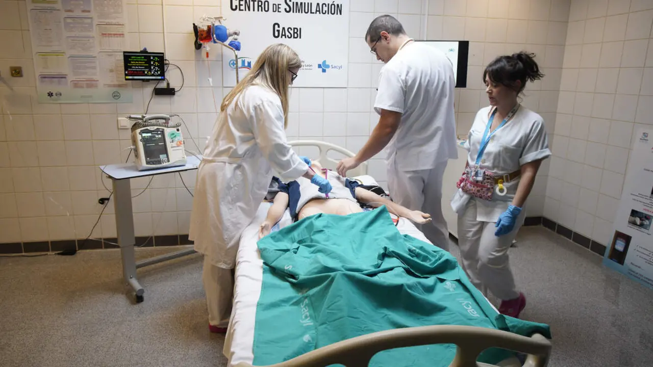 Presentación del Centro de Simulación de la Gasbi del Hospital El Bierzo