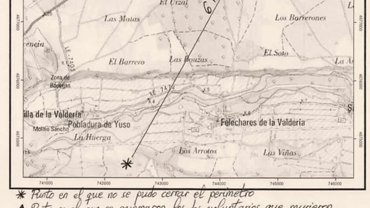 Imagen parcial de uno de los documentos remitidos a la Fiscalía.