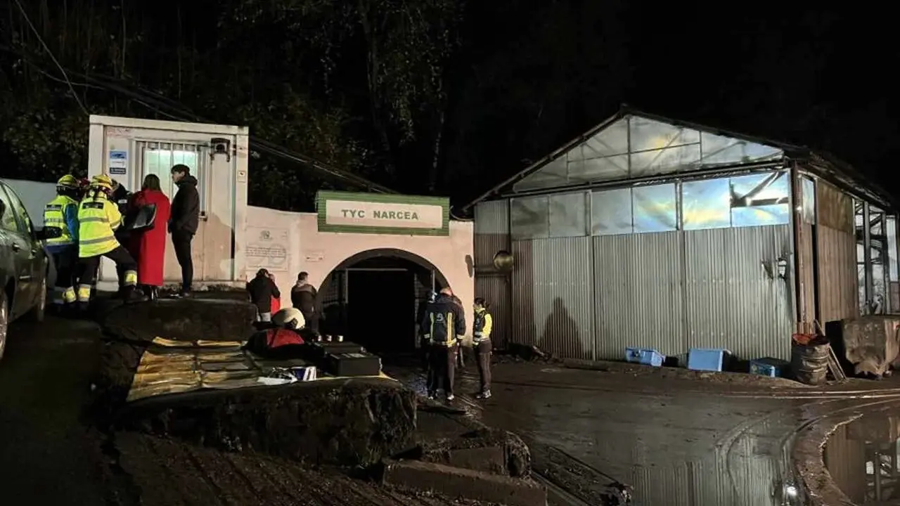 Imagen de la explotación minera en la que ha tenido lugar el accidente.