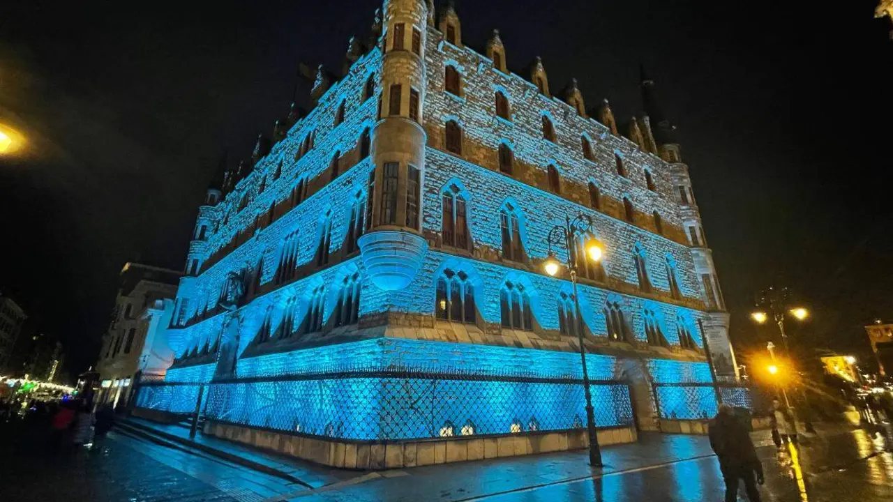 El Museo Casa Botines de Antonio Gaudí en la capital leonesa.