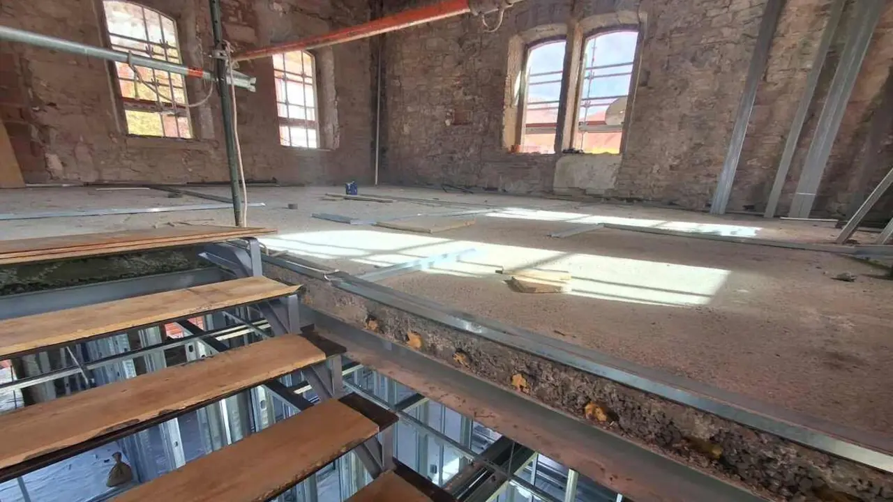 Imagen de la estación de Adif en Pola de Gordón.