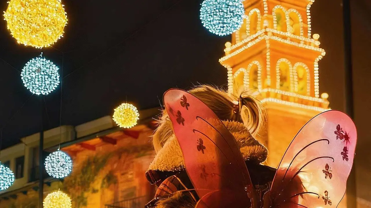 Cartel promocional de las fiestas de Navidad en Ponferrada.