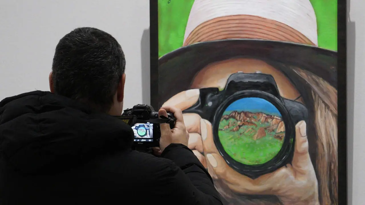 Inauguración de la exposición dedicada a Las Médulas en la Casa de la Cultura de Ponferrada