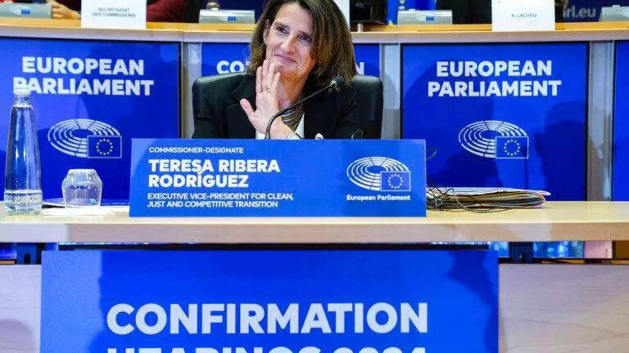 La comisaria europea Teresa Ribera, en Bruselas en una foto de archivo.