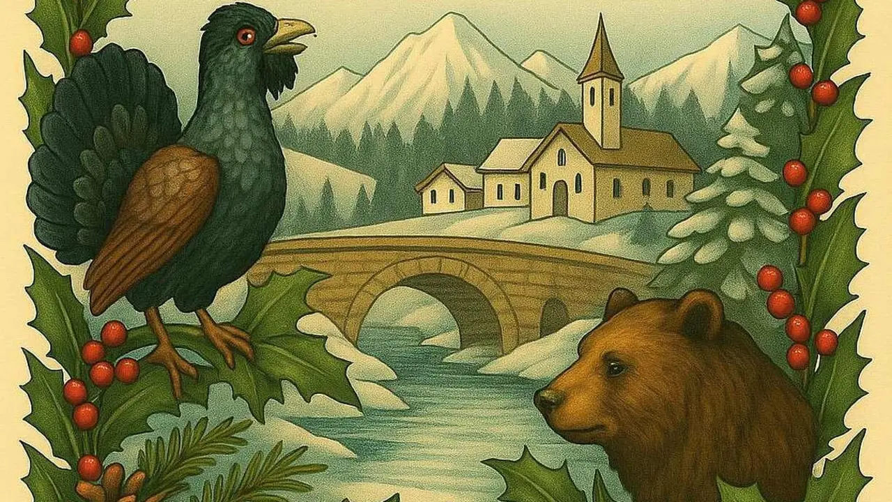 Imagen parcial del cartel promocional de la Navidad en Palacios del Sil.