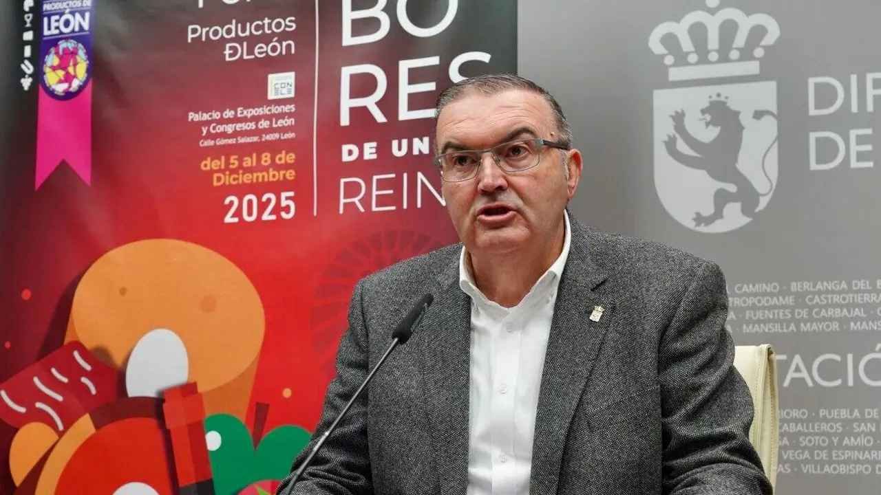 El vicepresidente de la Diputación de León, Roberto Aller, presenta la XXXI Feria de los Productos de León
