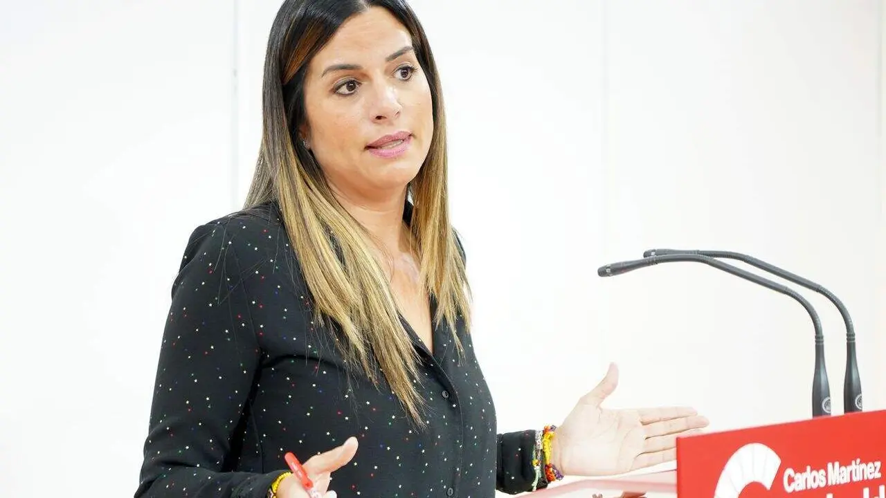 La vicesecretaria general del PSOECyL, Nuria Rubio, comparece para analizar asuntos de actualidad política de Castilla y León.