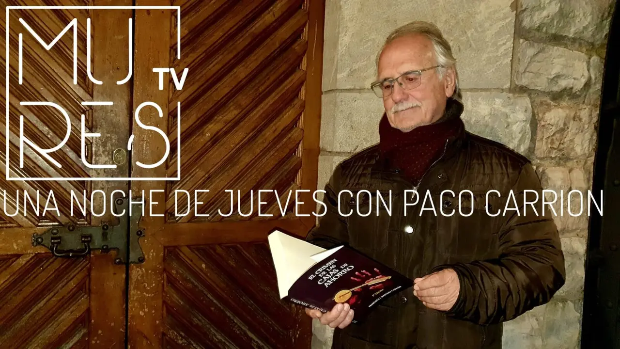 Paco Carrion, en la cámara de José Manuel Mures.