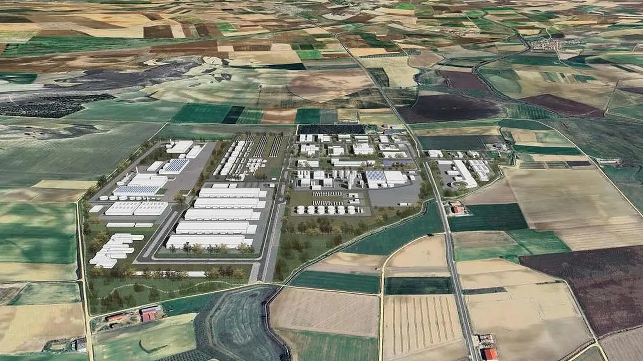 Recreación en vista aérea del ámbito del PRAT 'Zamora Norte'.