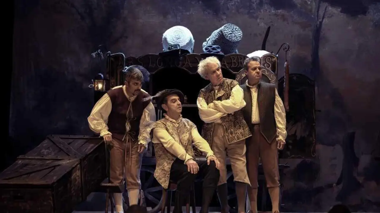 Un momento de la representación de Polvo serán.