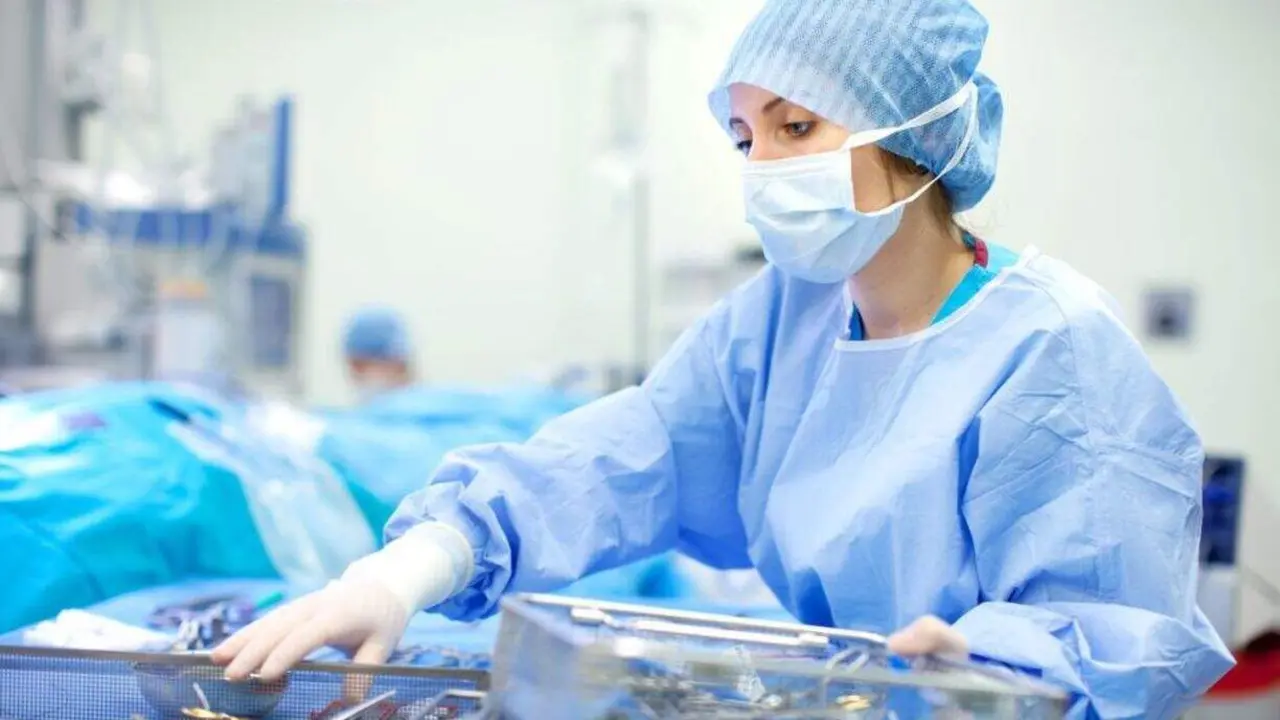 Imagen de archivo de una enfermera.