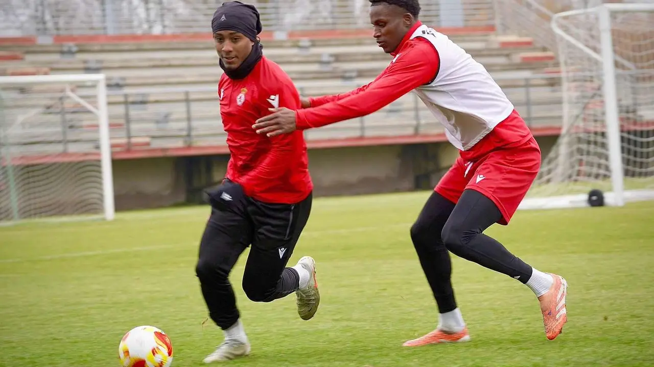 Ribeiro, durante el entrenamiento de este lunes.