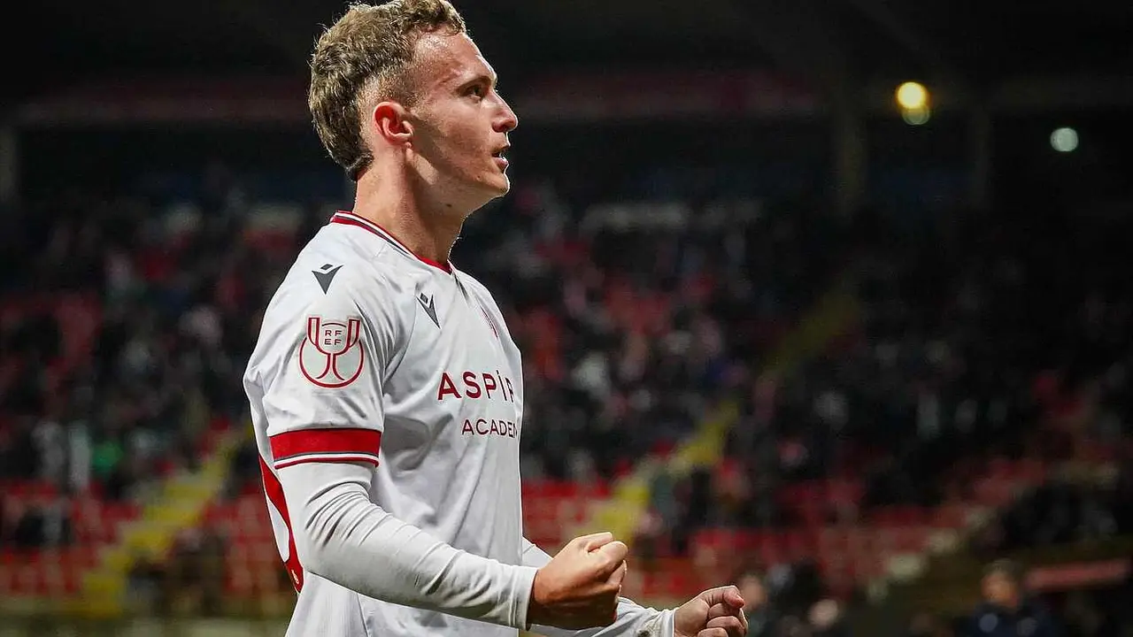 Tresaco celebra su gol en el Reino de Le&oacute;n ante el Levante.