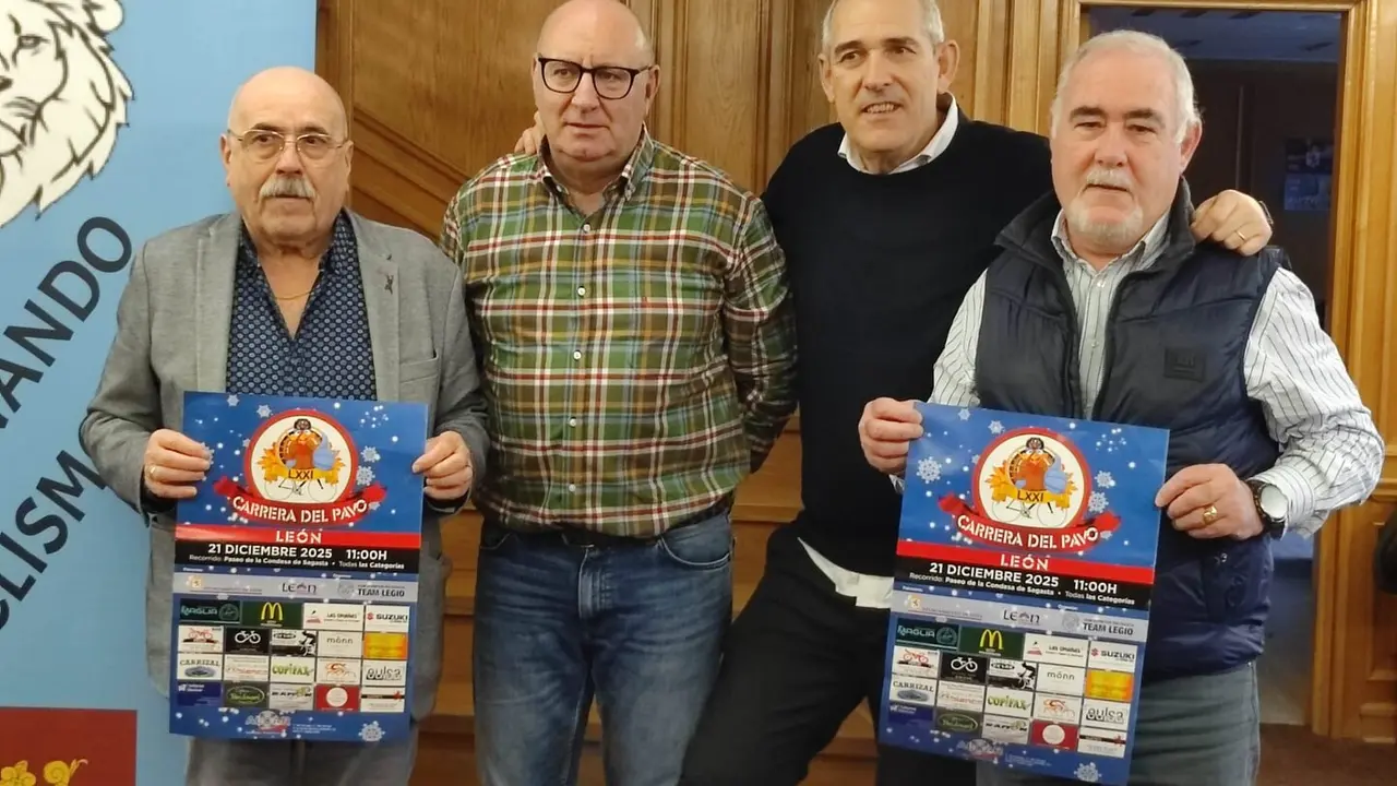 Un instante de la presentaci&oacute;n de la prueba en el Ayuntamiento de Le&oacute;n.