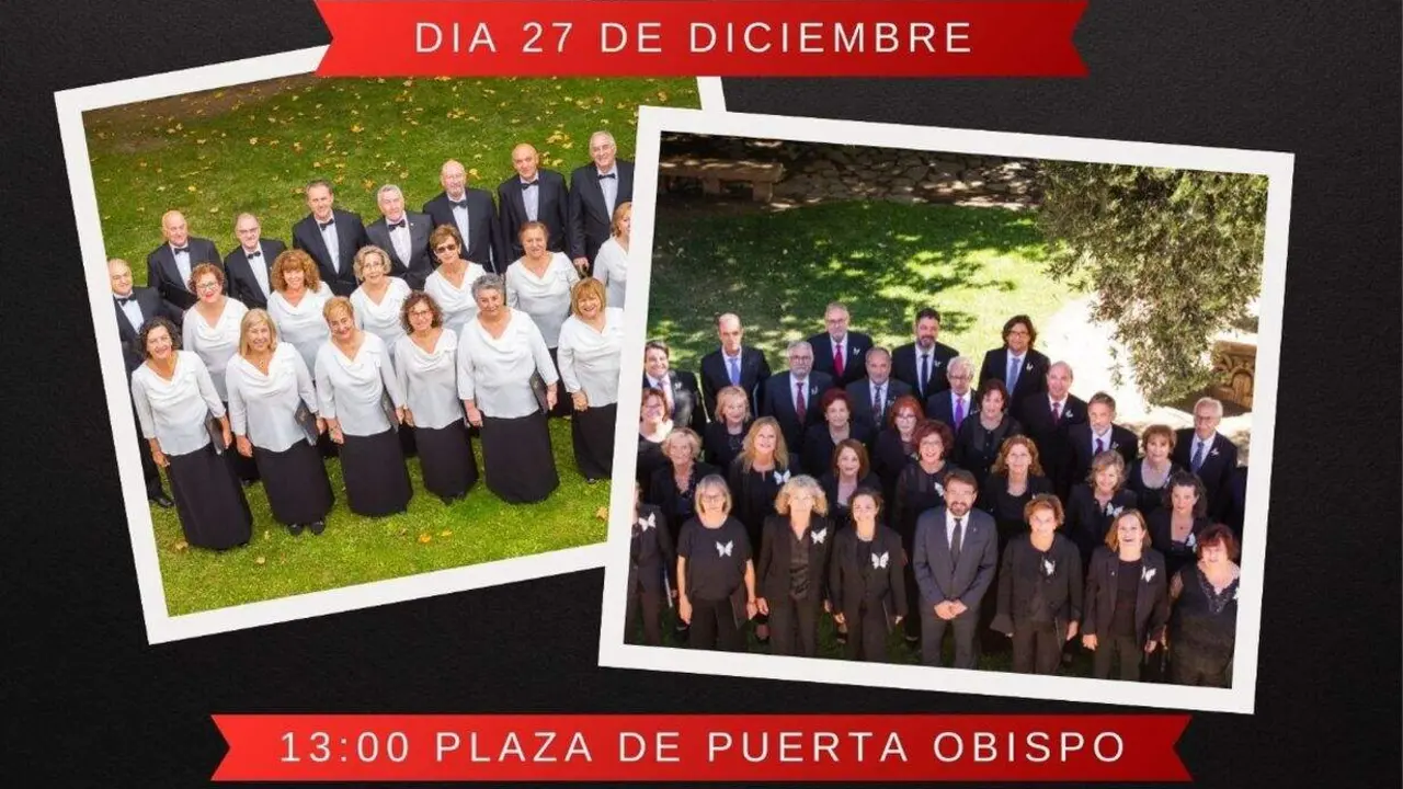 Cartel Concierto Navidad Orfe&oacute;n Leon&eacute;s.