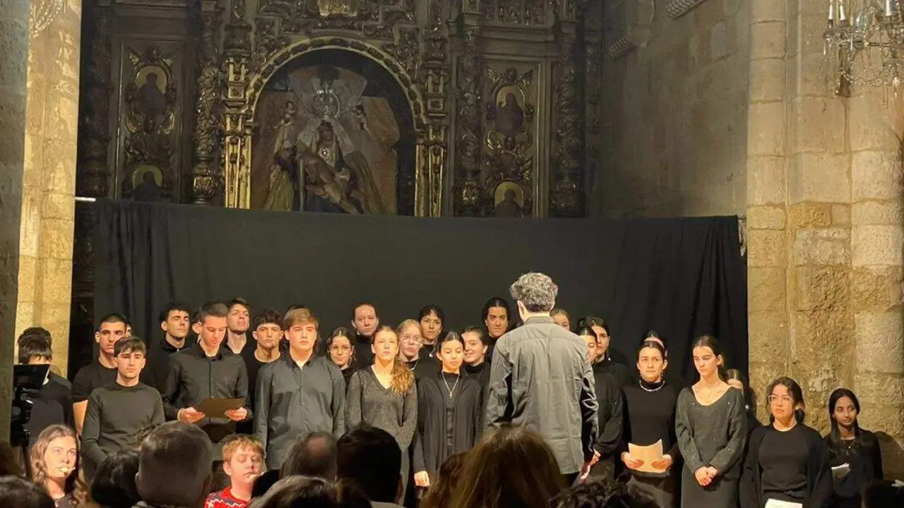 Un momento del musical "&iquest;&Eacute;l vive en ti", que tendr&aacute; lugar el d&iacute;a 2 de enero, a las 17,30 horas, en el Colegio Marista San Jos&eacute; de Le&oacute;n.