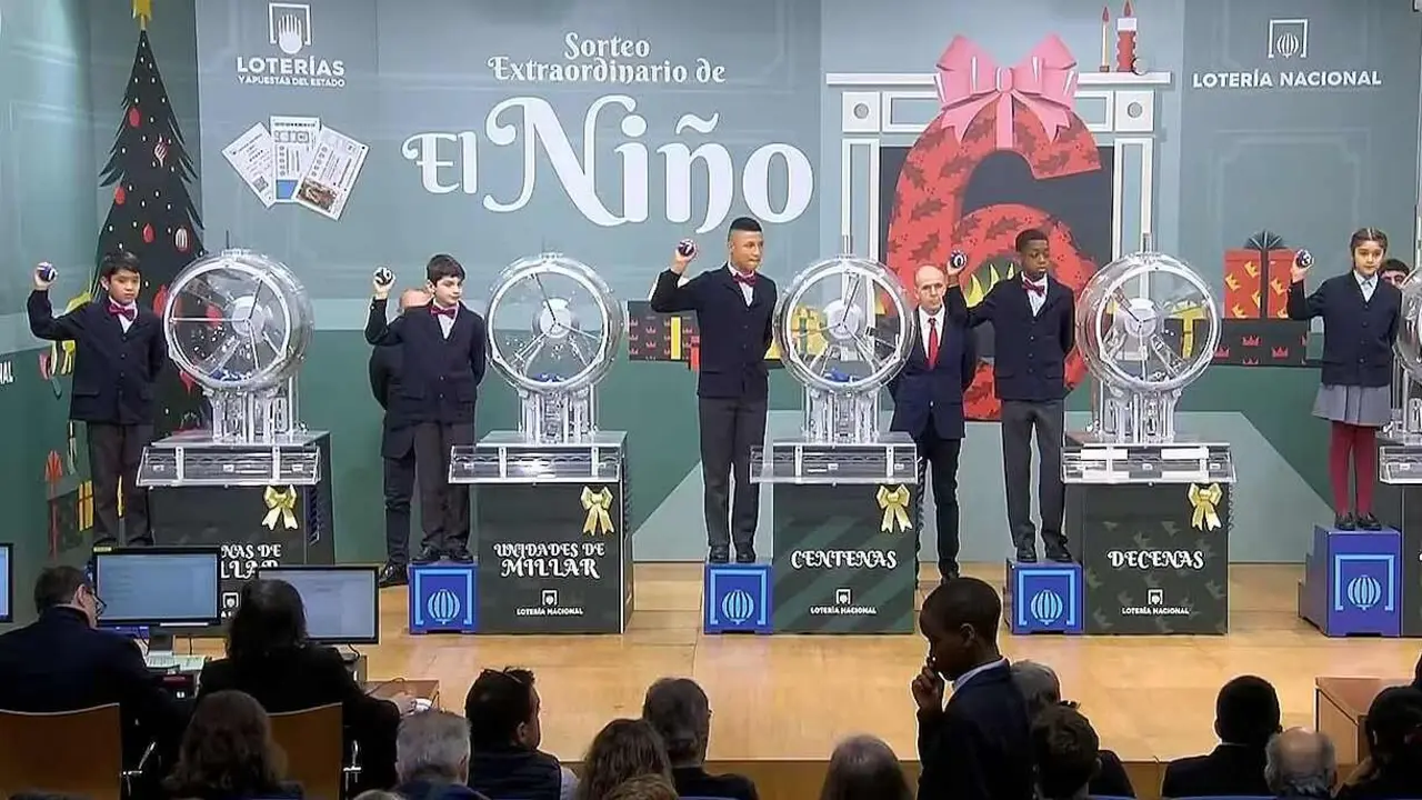 Imagen del primer premio en el sorteo de El Ni&ntilde;o.