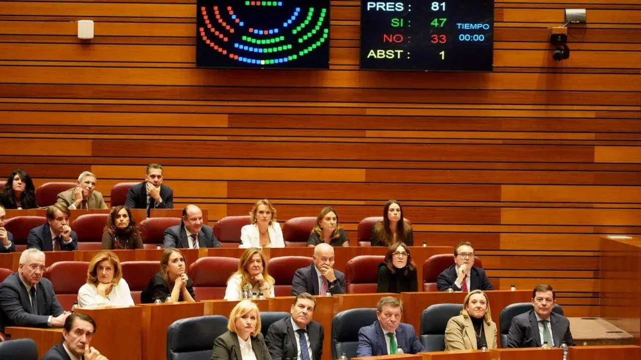 Votaci&oacute;n del debate de totalidad del Proyecto de Ley de Presupuestos Generales de la Comunidad de Castilla y Le&oacute;n para 2026. Foto: Ical