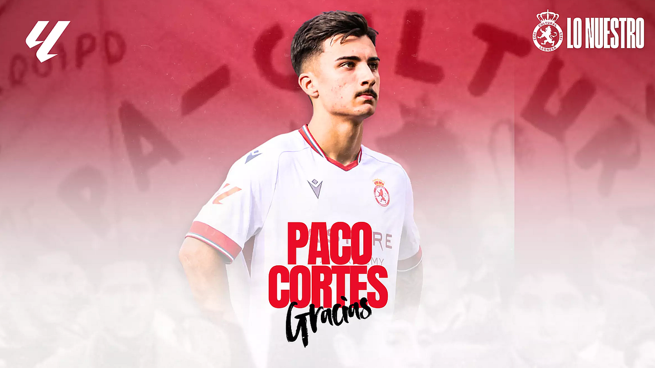 Paco Cort&eacute;s deja de ser jugador de la Cultural y Deportiva Leonesa.