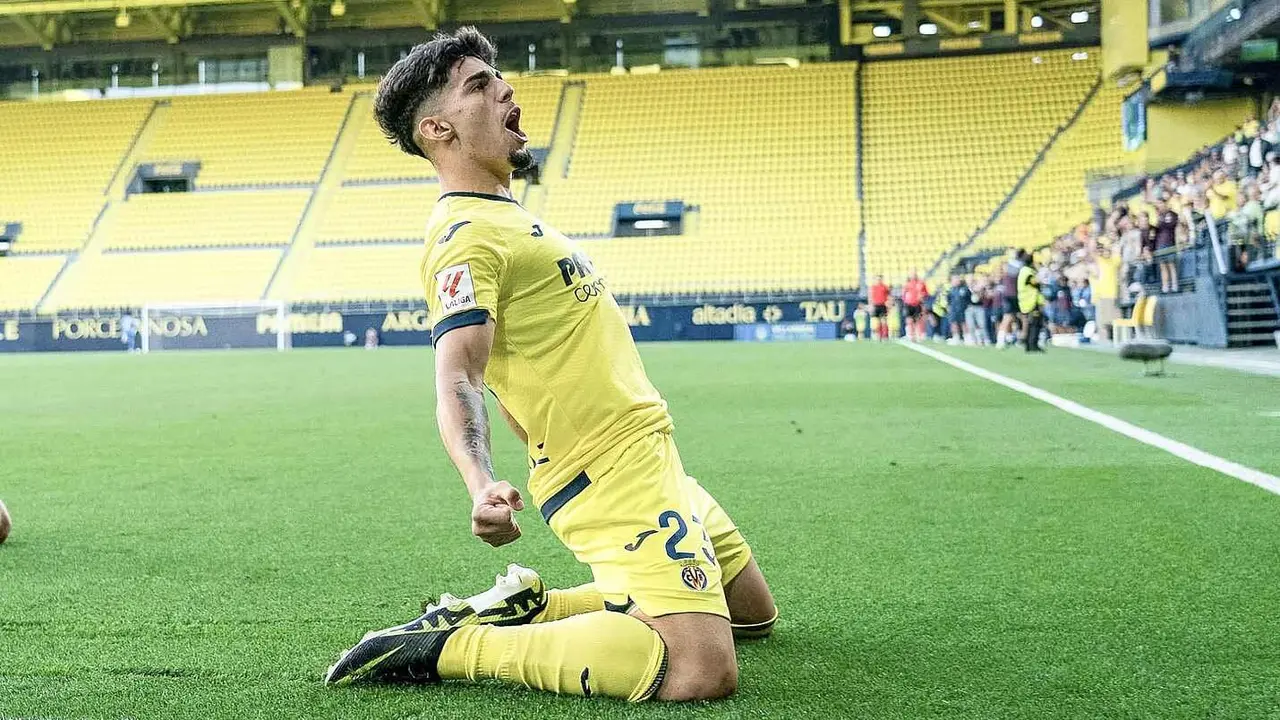Victor Moreno, durante un partido con el Villarreal.