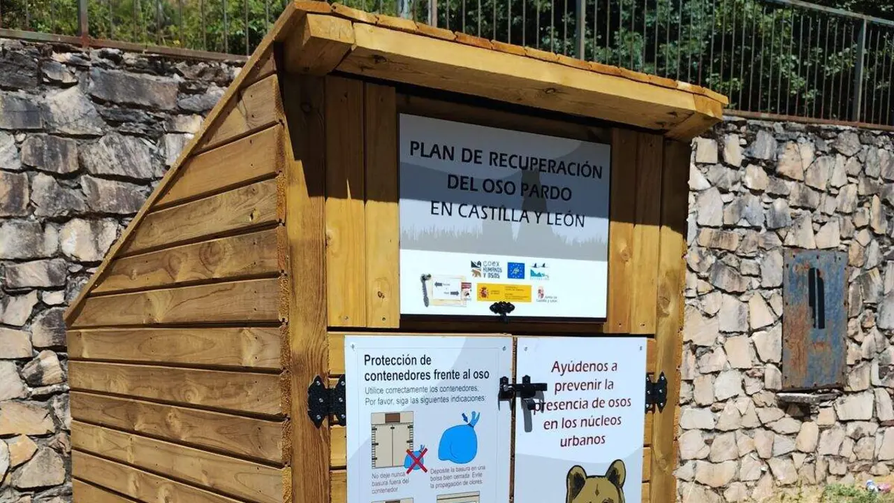 Contenedor 'anti osos'. Foto: JCyL