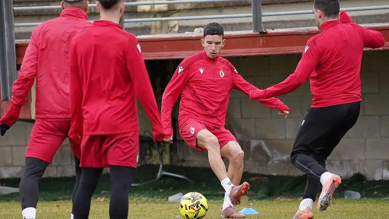 Luis Chac&oacute;n, durante una de las &uacute;ltimas sesiones de entrenamiento.
