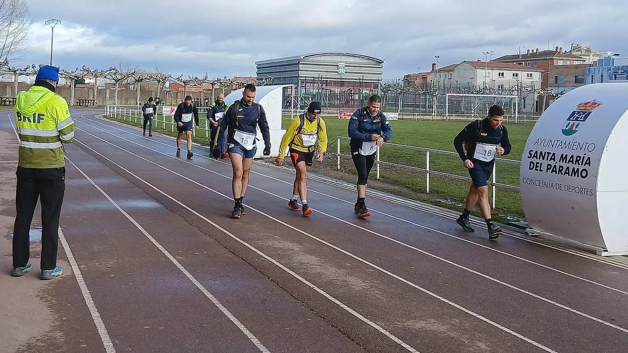 La Brif de Tabuyo, durante sus pruebas en Santa Mar&iacute;a del P&aacute;ramo.
