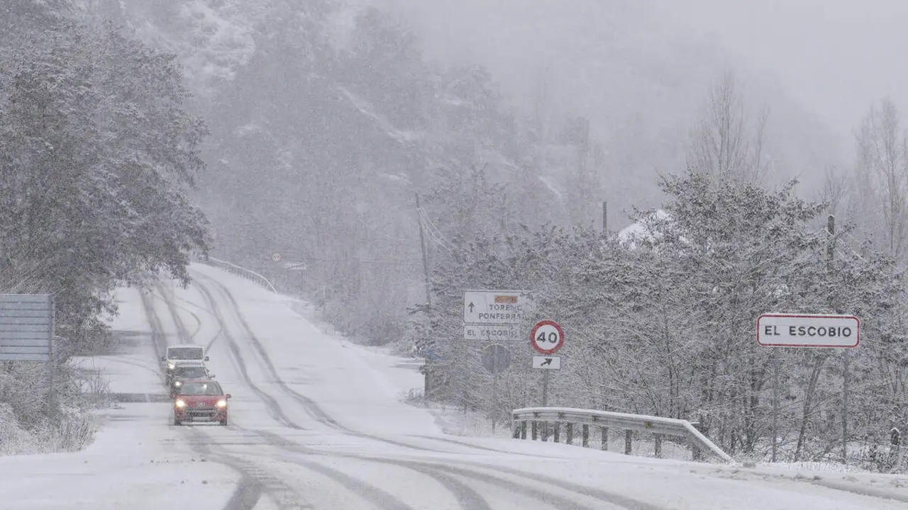 Temporal de nieve en El Bierzo
