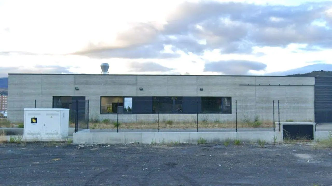 Central de la red de calor de Ponferrada.