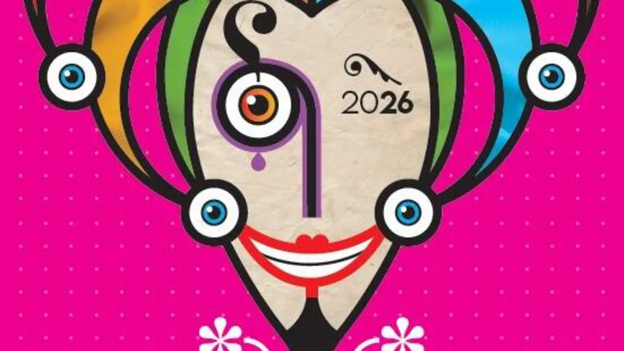 Fragmento del cartel de Carnaval de Ponferrada 2026.