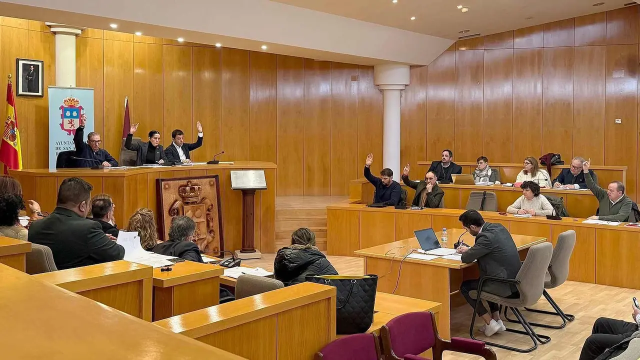 Imagen del pleno de San Andr&eacute;s del Rabanedo celebrado este jueves.
