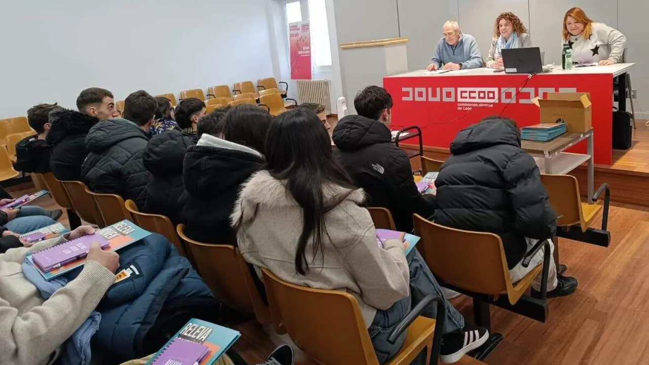 Jornada del programa Releva Joven de CCOO Le&oacute;n y Tradecyl dentro del Di&aacute;logo Social del Ayuntamiento de Le&oacute;n.