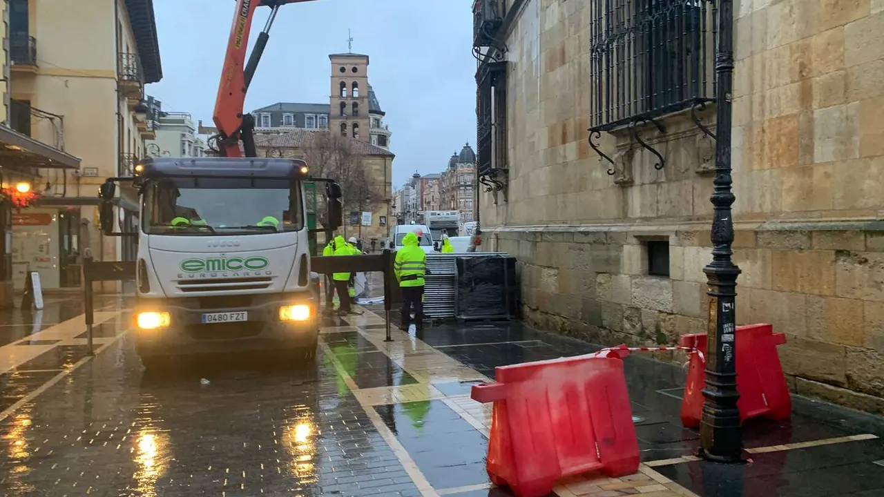 Arrancan los trabajos de remodelaci&oacute;n de la calle Ancha de Le&oacute;n.