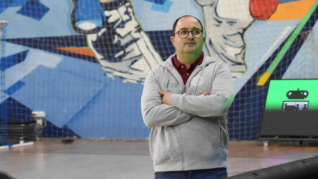 Dani Gordo, entrenador del Abanca Ademar.