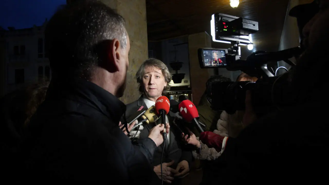 Acto institucional con motivo de la celebraci&oacute;n del LIII Festival Internacional de Exaltaci&oacute;n del Botillo de Bembibre (Le&oacute;n), en el que participa su alcaldesa, Silvia Cao, y su mantenedor, el periodista Jos&eacute; Ribagorda