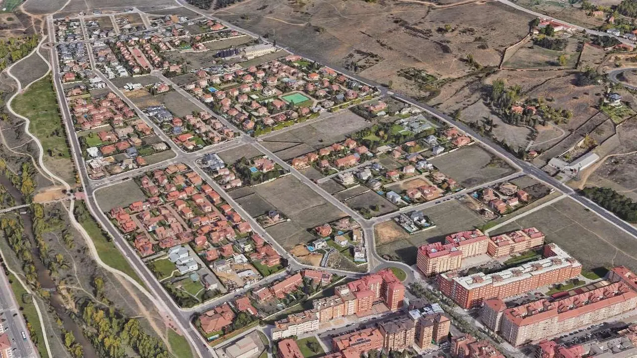 Imagen de la zona norte de Le&oacute;n capital, donde se ubican numerosas viviendas unifamiliares.