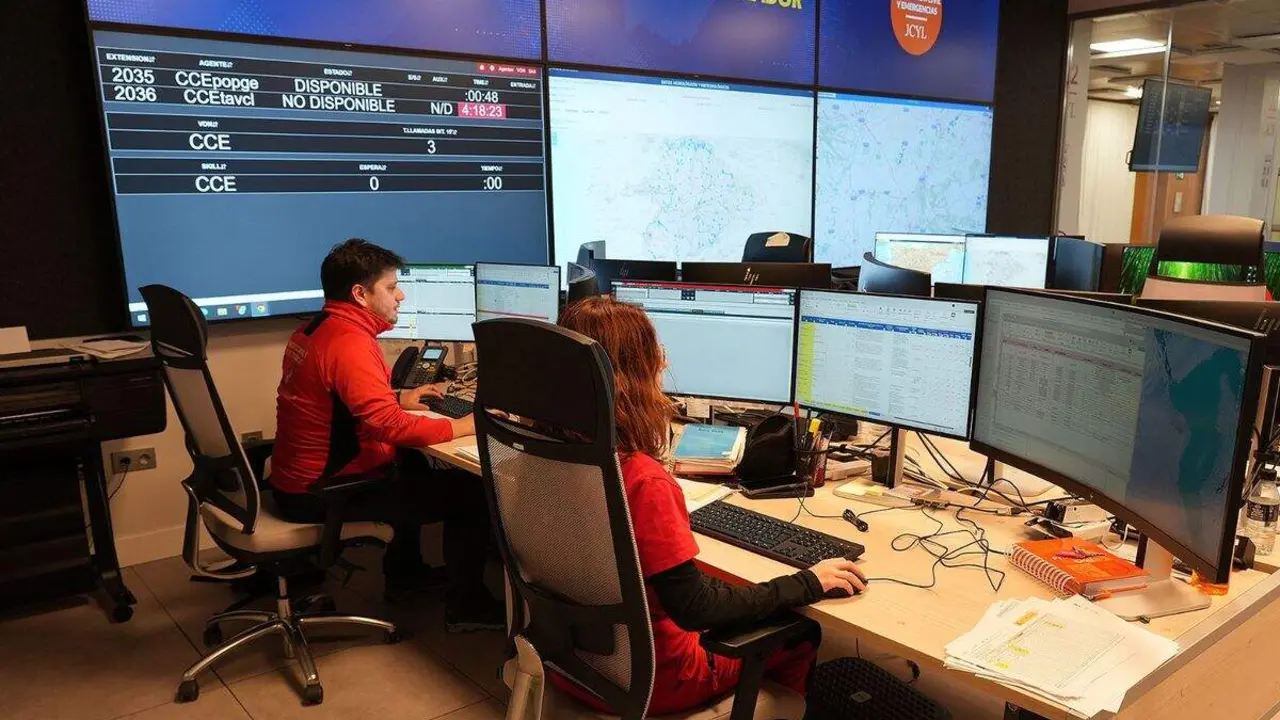 El centro coordinador de emergencias del 112.