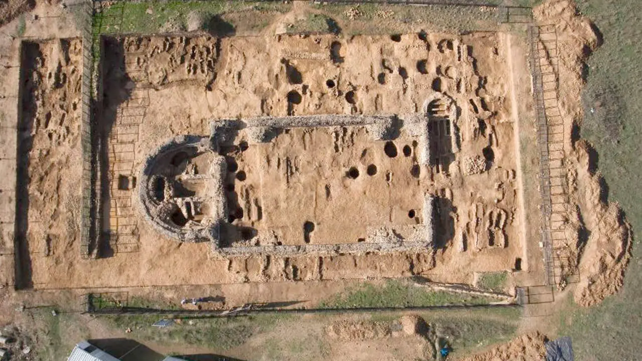 Bas&iacute;lica paleocristiana de Marialba, en Villaturiel (Le&oacute;n).