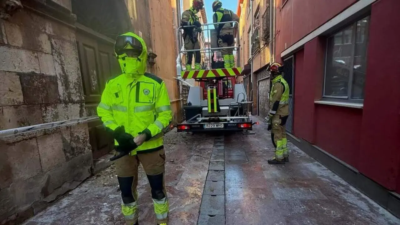 Una de las intervenciones de los Bomberos de Le&oacute;n el pasado s&aacute;bado. Foto: Bomberos de Le&oacute;n.