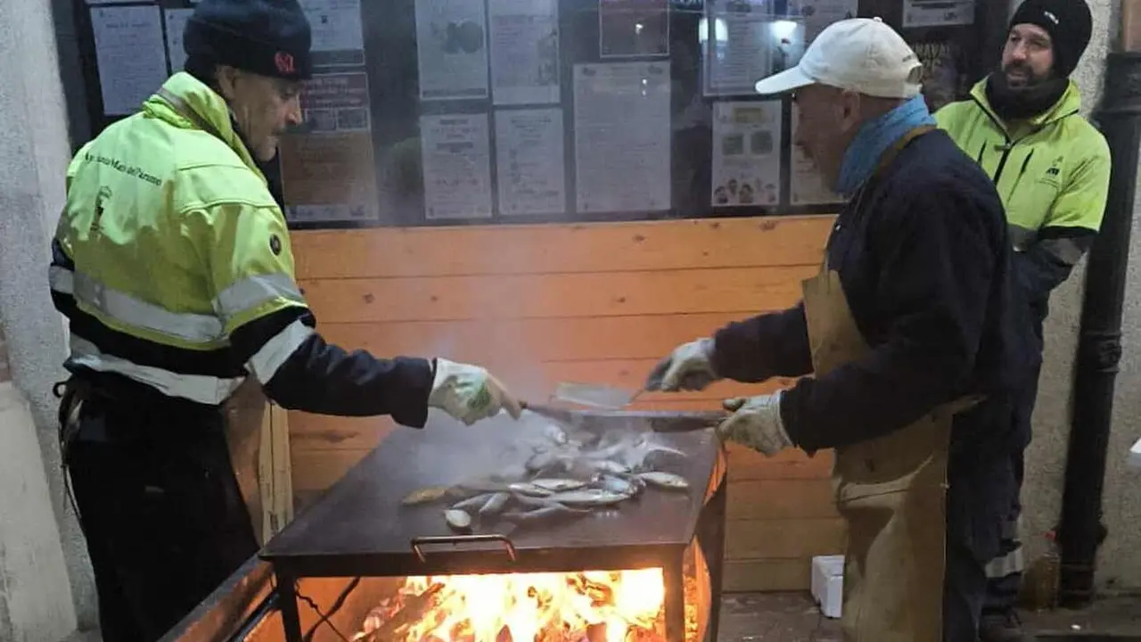 La sardina ha sido protagonista de principio a fin en Santa Mar&iacute;a del P&aacute;ramo.