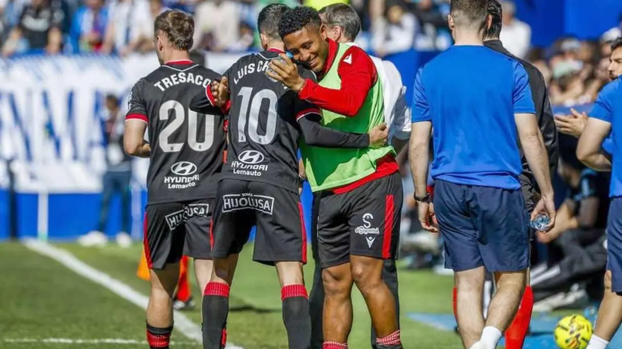 Tresaco, tras el gol de chac&oacute;n ante el Legan&eacute;s.