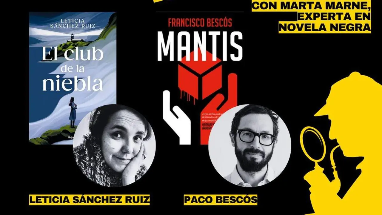 Fragmento del cartel de la primera jornada de literatura criminal en La Casona.