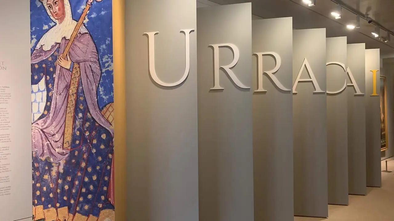 Imagen de la exposici&oacute;n sobre Urraca I en el Museo de Le&oacute;n.