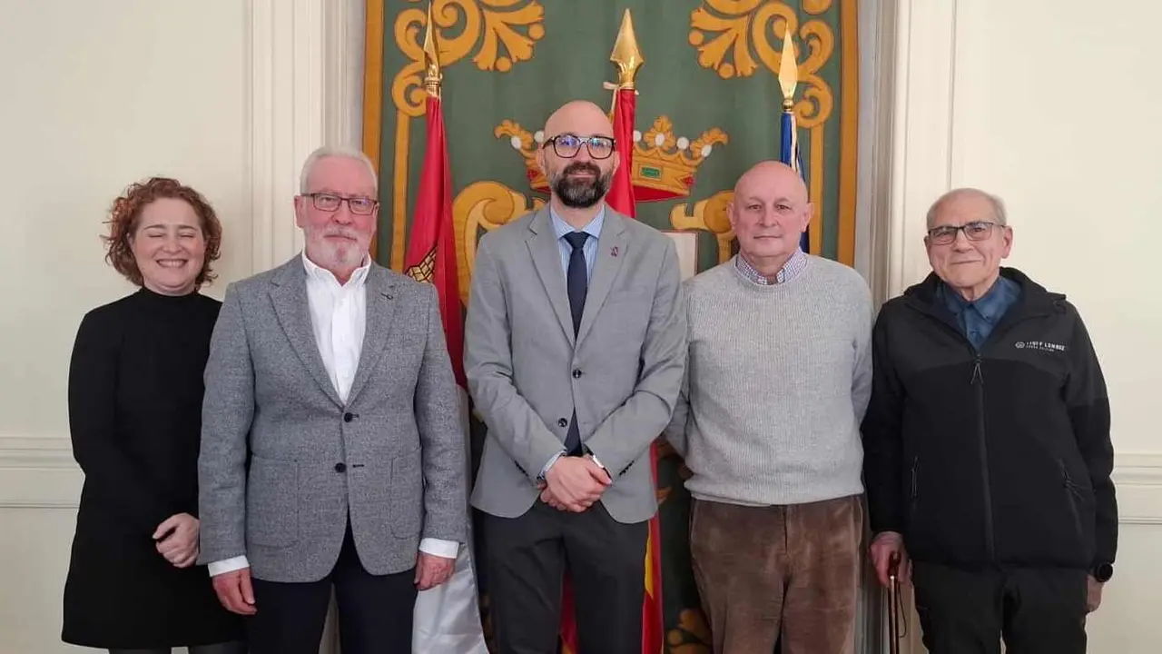 El subdelegado del Gobierno, durante uno de los encuentros mantenidos.