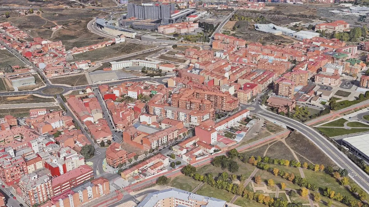 Vista a&eacute;rea de una de las zonas beneficiadas por la inversi&oacute;n.