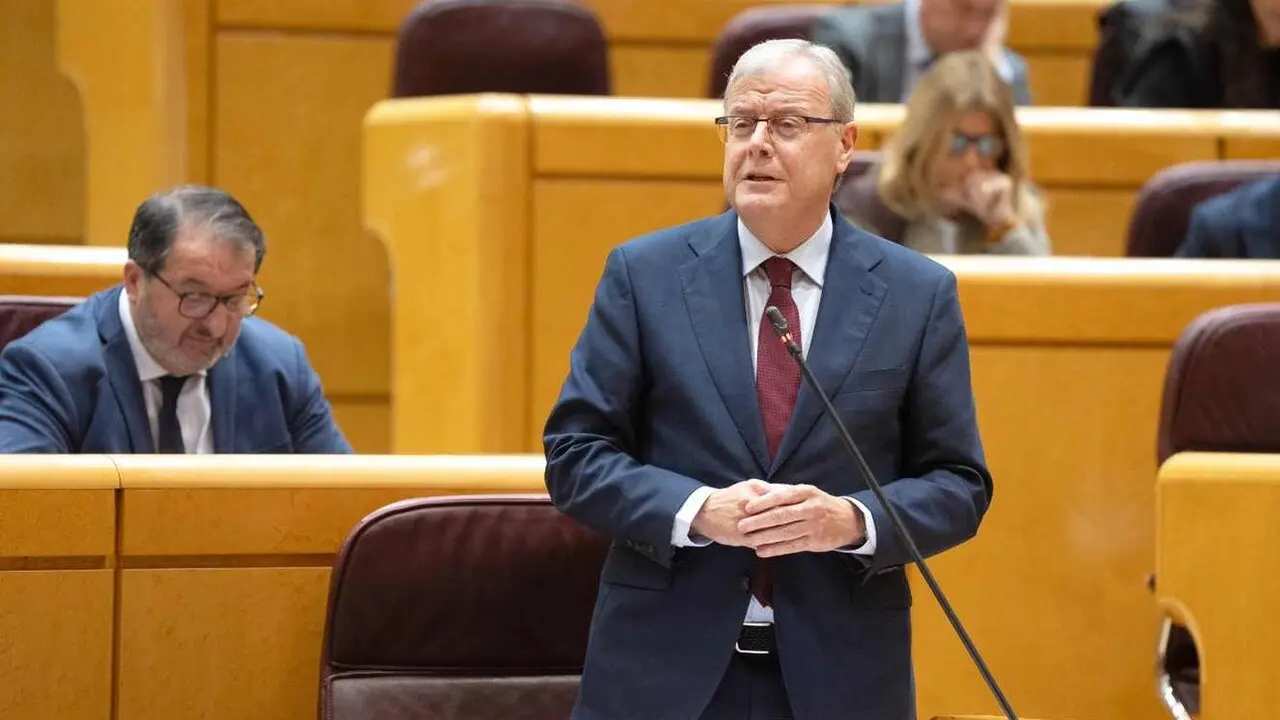Antonio Silv&aacute;n, durante su intervenci&oacute;n en el Senado.