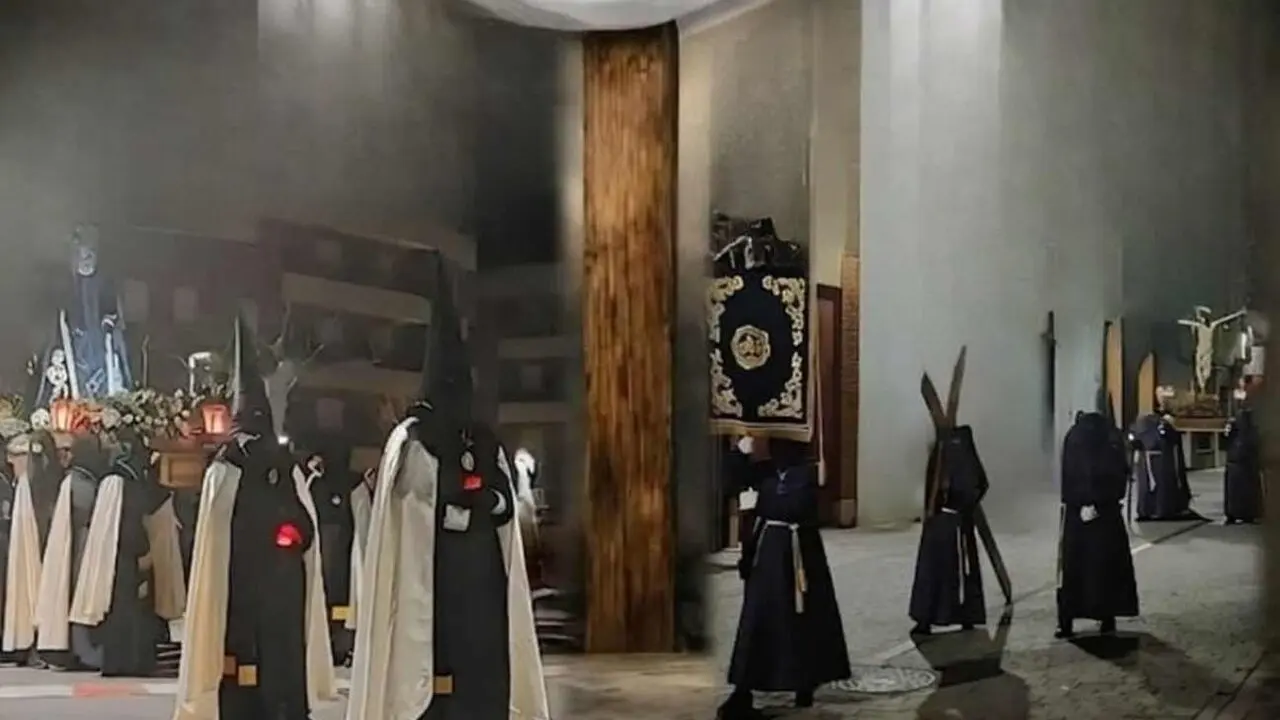 Imagen parcial del cartel promocional de la Semana Santa de Santa Mar&iacute;a del P&aacute;ramo.