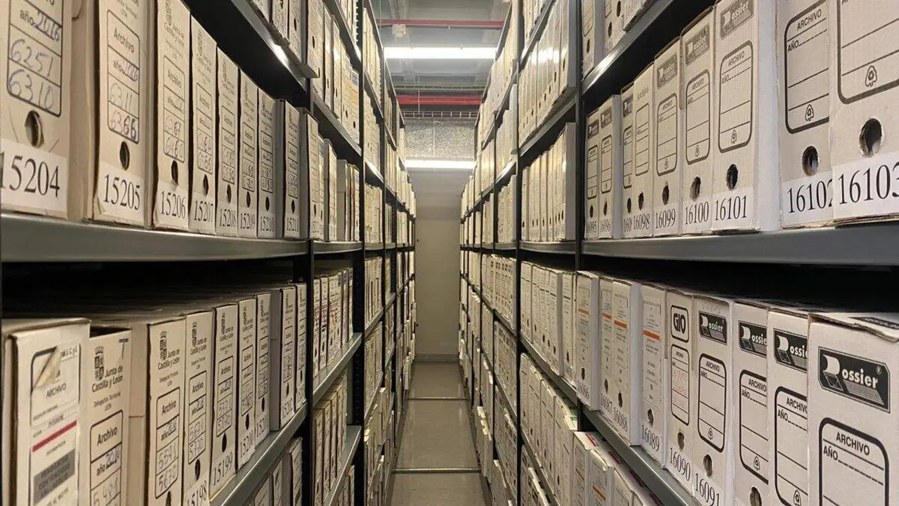 Instalaciones del archivo territorial en la delegaci&oacute;n de la Junta en Le&oacute;n
